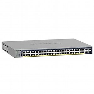 NETGEAR 52-Port PoE Gigabit Ethernet Smart Switch (GS752TPP) - Managed, Optional Insight Cloud Management, 48 x PoE+ @ 760W, 4 x 1G SFP, Desktop or Rackmount, and Limited Lifetime Protection