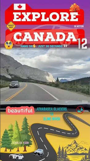 Episode 12: Scenic Drive Through Canada | Nature’s Beauty on Every Turn🌲🚗✨#vuralvideo