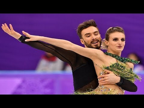 The malfunction of the French ice dancer's wardrobe was broadcast all over the world.