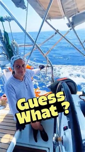 Guess What My Wife Does After Her Watch on Our Sailing Boat