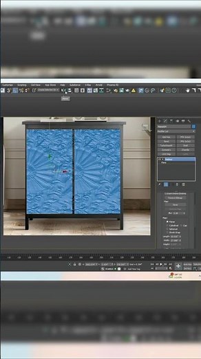 How to use Displace modifier in 3dsMax.#3dsmax #3dmodelingtutorial #3d #3dmodeling #shorts