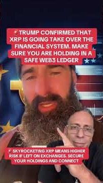 Move your xrp, off exchanges and connect your cold wallet to Web3 for maximum safety