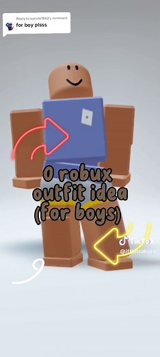 0 Robux Outfit Ideas for Boys on Roblox