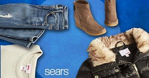 Temps so ❄️, style so 🔥. Save up to 70% on clothes and shoes, PLUS an *extra* 15% off online w/code: SAVENOW 💙 | Sears
