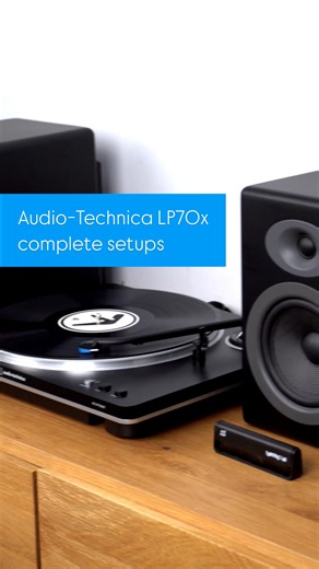 Turntable Lab on Instagram: "Audio-Technica’s AT-LP70x is a step up from the LP60x starter turntable w/ upgraded tonearm, cartridge + more. now available in a complete #TTLsetup w/ choice of speakers, pick yours now ⇢at the lab"