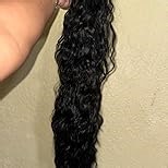 Ponytail Extension, Claw Clip on Pony tails Hair Extension for Women 18 Inch Long Wavy Curly Fake Ponytail Clip in Hair Pieces for Women Fluffy Natural Looking (Flax Brown with white Highlights)