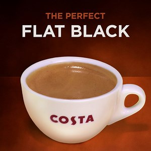 Our new Flat Black isn’t just simple, it’s simply perfect. Using the same extraction as our signature Flat White gives you a great punch with a sweeter taste! ☕ | Costa Coffee