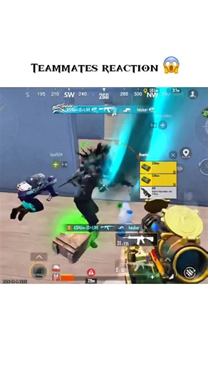 TEAMMATES REACTION 😱 #bgmi #viral #pubg #pubgmobile #musically #pubgm #pubgm #freefire #jonathan