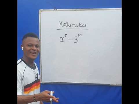 This is the easiest method of solving this exponential equation