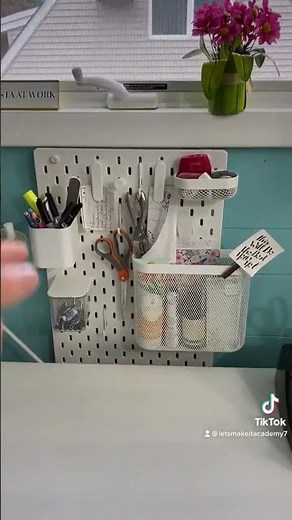 This IKEA hack changed my entire craft space #diy #organization #satisfying