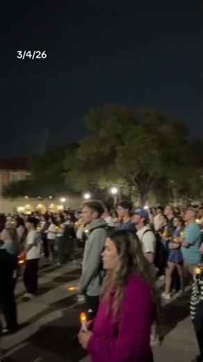 University of Texas holds vigil for mass shooting victims #austintexas