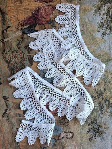 Beautiful Antique Crochet Lace Trim, Hand Crochet Lace - Etsy