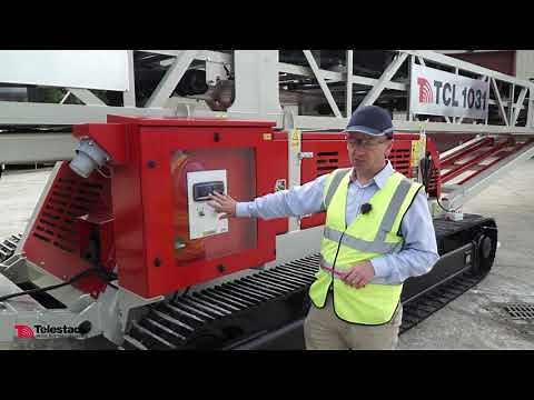 Telestack TCL 1031 Heavy Duty Tracked Stockpiling Conveyor