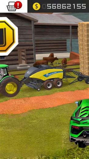 Overloaded Bales Tank Full Of Storage #fs18 #viralshort #newshort #trendingshort #gamingshort #short