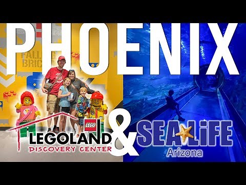 A Day at Legoland Discovery Center and Sea Life in Phoenix, AZ | FAMILY VLOG 2024