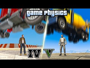 GTA 4 vs GTA 5 Physics Comparison – Ragdolls, Car Crashes, Explosions & More!