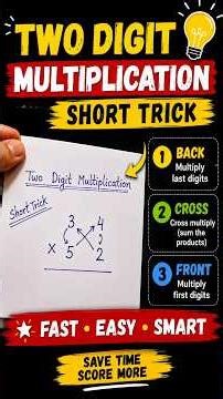 2 Digit Multiplication in 5 sec 😳🔥”