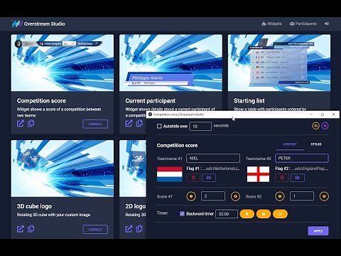 How to use OverStream Studio Score system with OBS
