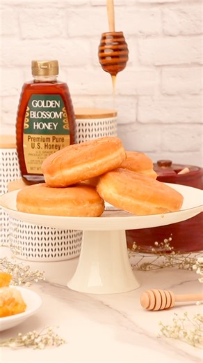 Golden Blossom Honey is the go-to ingredient for finishing homemade doughnuts, adding a genuine and delightful touch that enhances every batch. Find the full recipe below: Ingredients: For the doughnuts: 2 1/4 tsp (1 packet) active dry yeast 1/4 cup warm water (110°F) 3/4 cup warm milk 1/4 cup Golden Blossom Honey 1/4 cup unsalted butter, melted 1 tsp salt 2 large eggs 3 1/2 cups all-purpose flour (plus more for rolling) Vegetable oil, for frying For the honey glaze: 1/4 cup Golden Blossom Honey