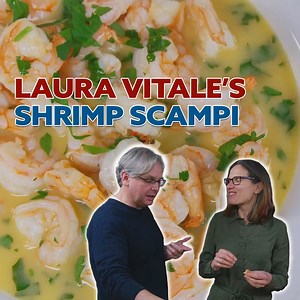 Making Chef Laura Vitale's Special Shrimp Scampi! | Glen And Friends Cooking