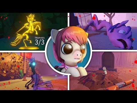 MY PUTRID PONIES CHAPTER 2 - ALL Trophies & Secrets | Full Game Walkthrough | No Commentary