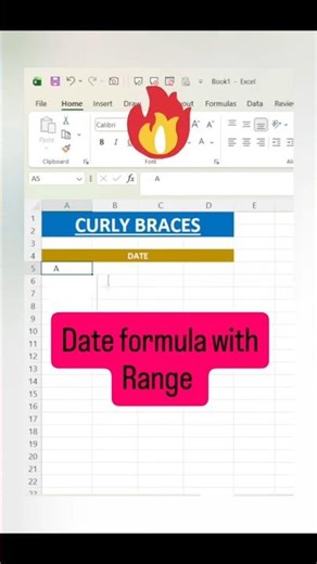 Date function with target range ✅ #excel #exceltips