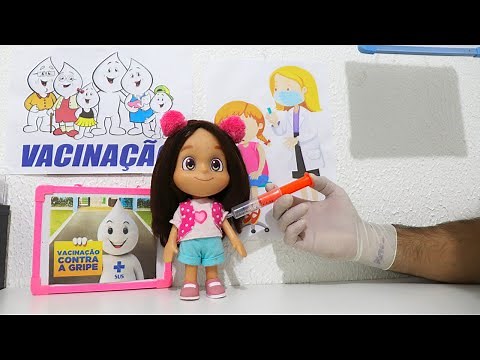 Vacina Boneca Maria Clara e JP + 1 HORA DE VÍDEO