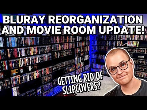BLURAY Reorganization And MOVIE Room UPDATE! | Making SPACE For More PHYSICAL Media!
