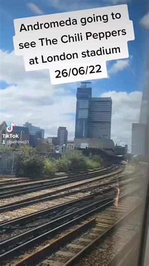 andromeda's trip to London to see Red Hot Chili Peppers at London stadium 26/06/22 #FYP #rhcp