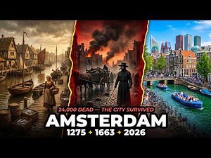 Evolution of Amsterdam | Fishing Village to Global Trading Hub (1275–2026) | City Timelapse