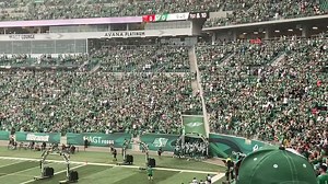 It was electric in Mosaic Stadium as the Saskatchewan Roughriders took to the field after 628 days!! Absolutely incredible! | 620 CKRM