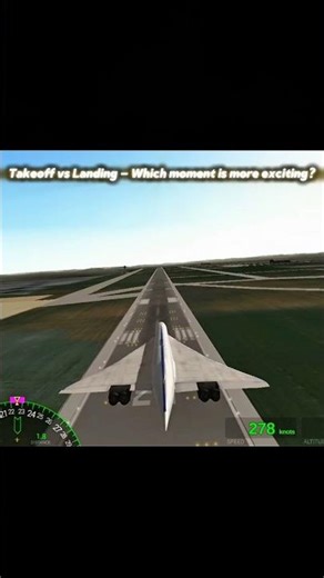 ||Takeoff Vs Landing-Which Moment Is More exciting?||#shorts