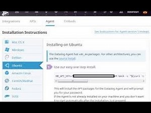 How to install DataDog in Redhat and ubuntu machines
