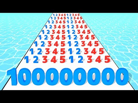 Merge Numbers - Run Master Game (Infinity Number) New Number Run 3D Count Master Level Up Gameplay