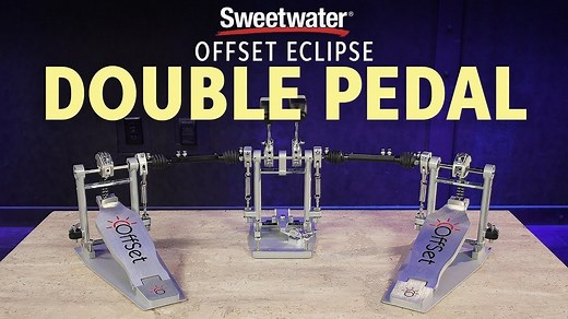 🥁 The OffSet Eclipse double bass pedal offers improved ergonomics, uniform tone, and enhanced stereo imaging through its free-standing design! Available now! ▶️ http://bit.ly/2YsLkji | Sweetwater