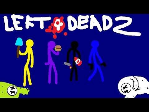 stickmans in l4d2 it was terrifying D: (LEFT 4 DEAD 2)