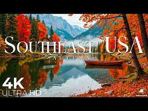 Autumn in the Southeast USA 4K – Beautiful Fall Colors & Nature Sounds