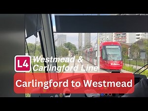 Parramatta Light Rail | Front View | Carlingford to Westmead - January 2025