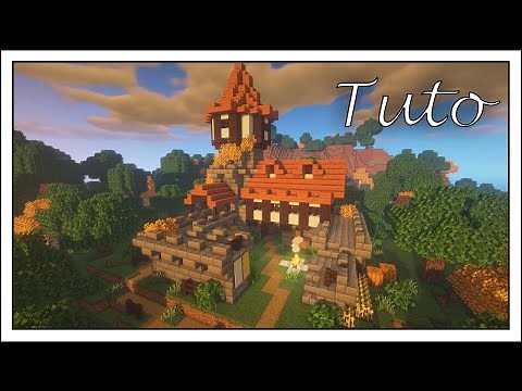 Minecraft | Comment Construire un Château Médiéval [Facile] [Tutoriel Cinématique]