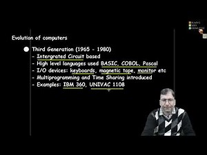 Lecture 03: Evolution of Computers