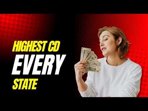 This map shows the highest CD rates in every state