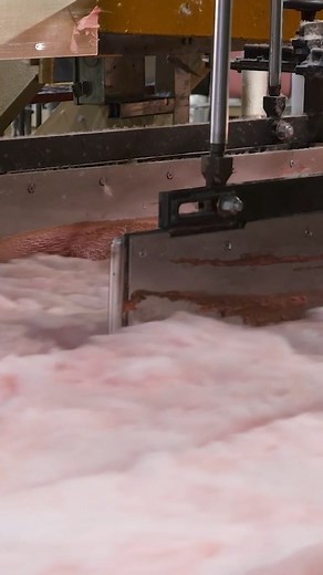 Have you ever wondered why Owens Corning insulation is pink? Our journey to pink began in 1956 when we first added red dye to our production process, giving our insulation its signature pink hue. The motivation behind this decision was straightforward: to differentiate the product in a crowded market. We think it worked. 😎 #insulation | Owens Corning Residential Insulation