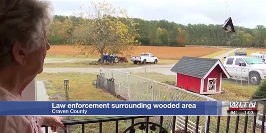 1PM: MANHUNT: Large law enforcement presence at wooded area just outside of Vanceboro