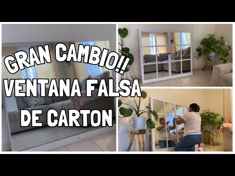 🪟✨ HOW TO MAKE A FAKE CARDBOARD WINDOW QUICKLY AND EASILY! 🎨 ✅