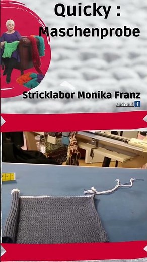 Der erste Schritt zur Perfekten Strickerin. Anleitung zur Maschenprobe.