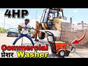 JCB Wash with 4HP shakti technology jet force Commercial Pressure washer Heavy duty machine