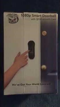 How to wire a Night Owl camera WDB 20 without an exixting wired door bell