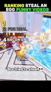 RANKING THE BEST STEAL A EGG MOMENTS! #ROBLOX #stealabrainrot #egg #stealanegg #ranking