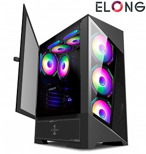 [Hot Item] Hinge Door Gaming Computer Case with Tempered Glass