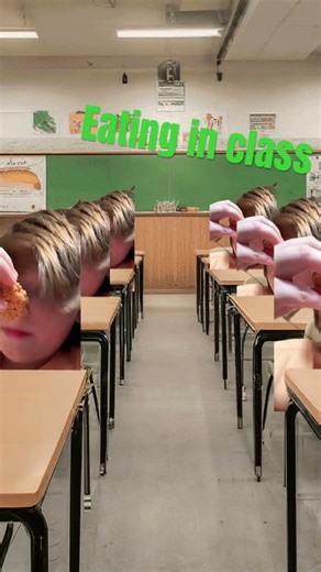 Eating in class